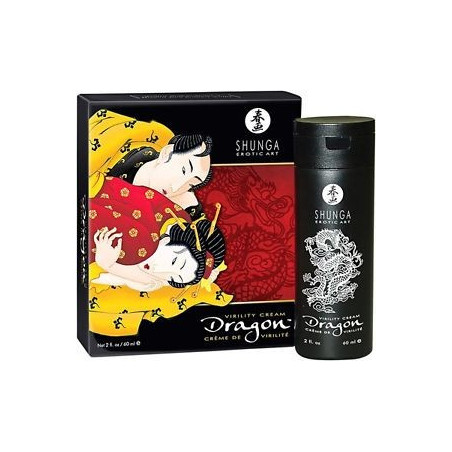 Crema gel per il pene xxl migliore erezione shunga dragon virility lubrificante stimolante 60 ml