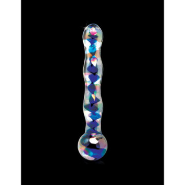 Dildo vaginale anale in vetro icicles no 8 massaggiatore intimo glass stimolatore  sex toy