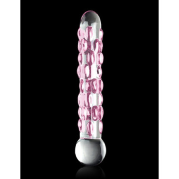 fallo in vetro vaginale anale glass dildo icicles no 7 sex toys massaggiatore stimolatore