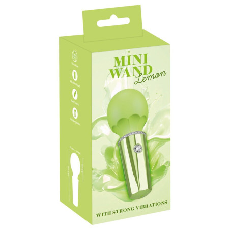 Stimolatore Vaginale Mini wand lemon