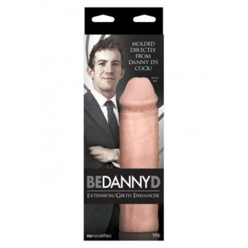 Guaina fallica prolunga per il pene indossabile sex toys uomo Danny D Extension Enhancer