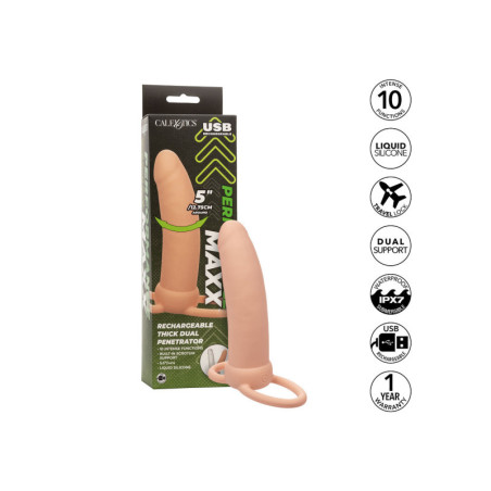 CalExotics Performance Maxx Rechargeable Thick Dual Penetrator