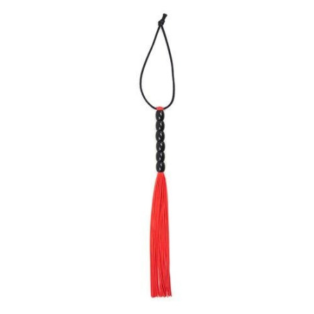 Frusta a frange several flogger red mini frustino rosso bondage fetish sculacciatore