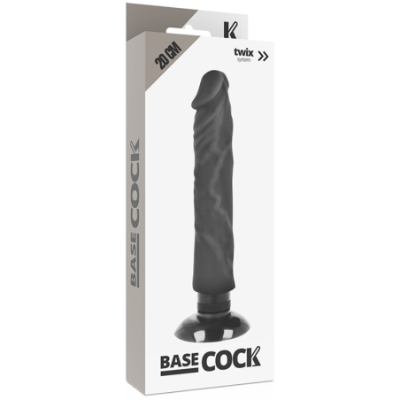 Vibratore realistico con ventosa 2 in 1 guaina per pene Basecock