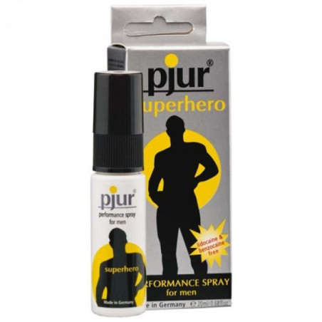 Spray ritardante per uomo pjur superhero contro eiaculazione precoce 20 ml