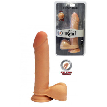 Fallo realistico vaginale con testicoli e ventosa dildo real sex toys