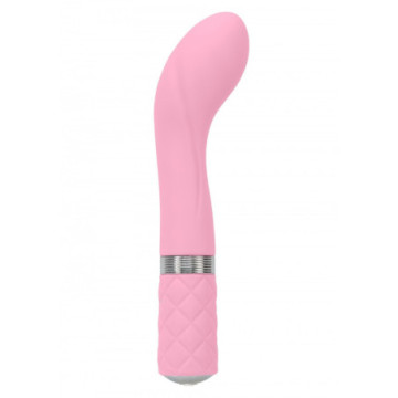 Vibratore per punto g stimolatore vaginale in silicone rosa fallo vibrante crystal