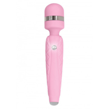 Stimolatore vaginale ricaricabile wand vibratore vaginale per clitoride in silicone rosa