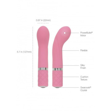 Vibratore mini vaginale per punto G stimolatore ricaricabile in silicone rosa g spot