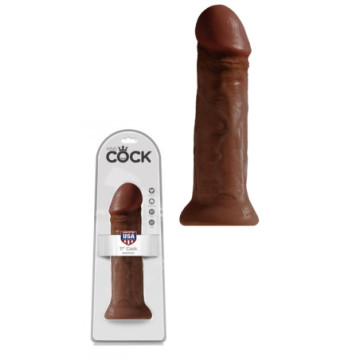 Fallo realistico big maxi dildo con ventosa king cock vaginale anale brown