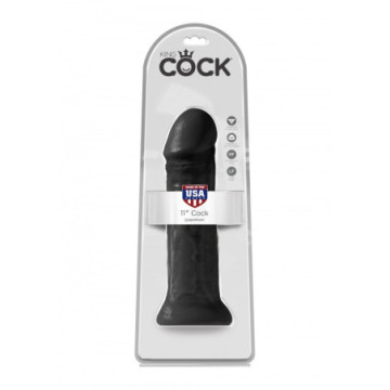 Fallo realistico big maxi dildo con ventosa king cock vaginale anale nero black