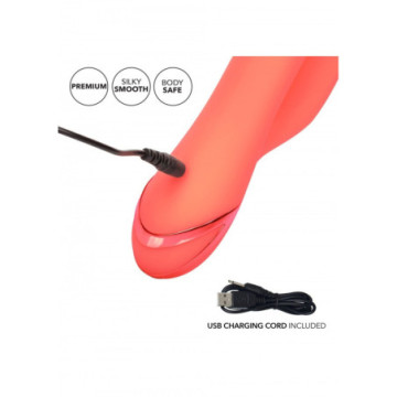 Vibratore vaginale realistico rabbit fallo dildo vibrante ricaricabile in silicone