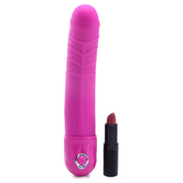 Vibratore realistico vaginale dildo fallo vibrante rosa bendie sex toys