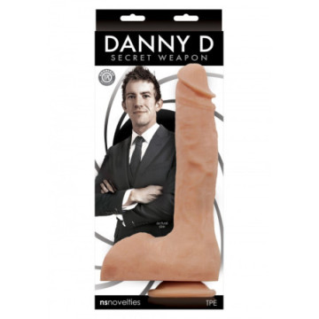 Fallo realistico con ventosa dildo vaginale maxy big danny D cock  10