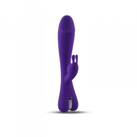 Vibratore rabbit toyz4lovers purple stimolatore in silicone