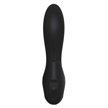 Vibratore  vaginale doppio rabbit Sense Max vibe nero impermeabile ricaricabile stimolatore clitoride black