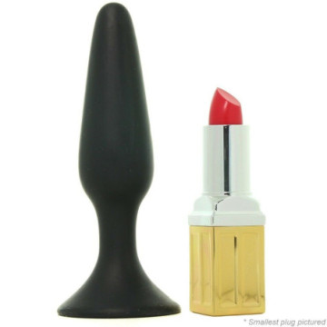 Kit Fallo anale tappo anal nero dildo black set 3 pz mini med maxi butt plug