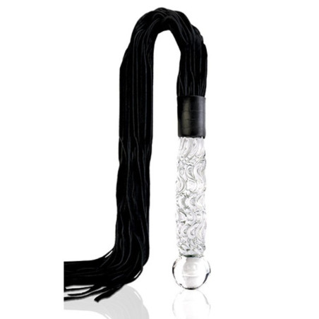 Fallo Glass dildo con frusta icicles