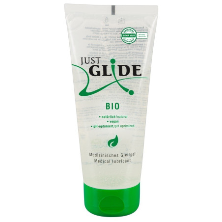 lubrificante gel intimo bio a base acqua just glide bio vaginale anale 200ml