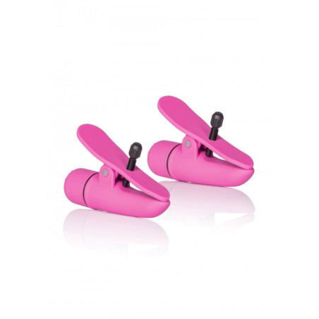 stimolatore per cappezzoli seno vibratore pinze vibranti sex toys donna rosa