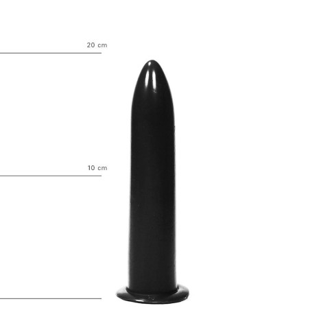 Fallo anale dildo nero plug anal butt con ventosa morbido sex toy all black