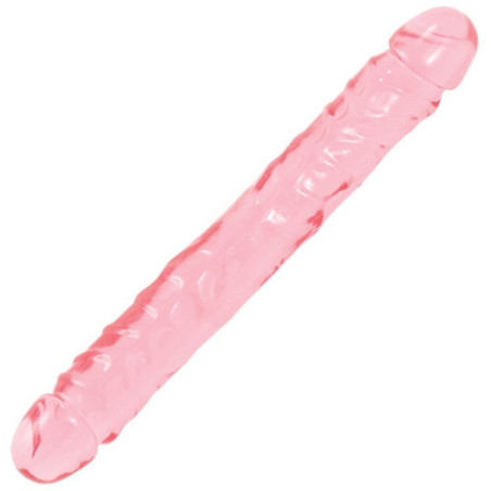 Fallo doppio Dildo crystal jellies double dong 12 pink