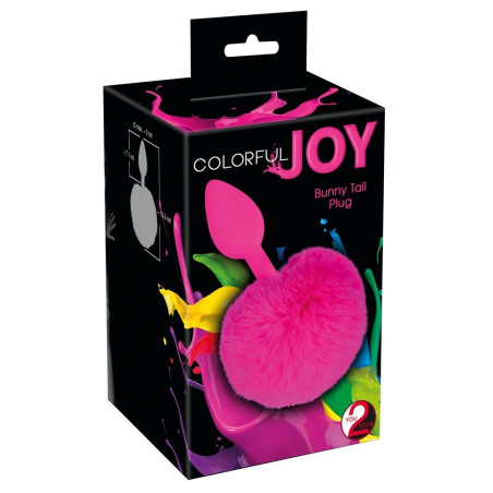 Colorful Joy Bunny Tail Plug You2Toys