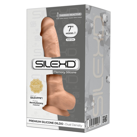 fallo dildo in silicone 7 con ventosa dual density