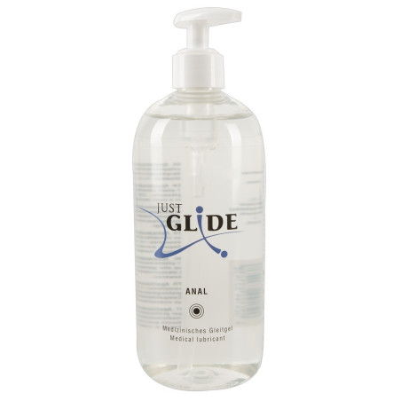 Lubrificante anale gel just glide 500 ml water