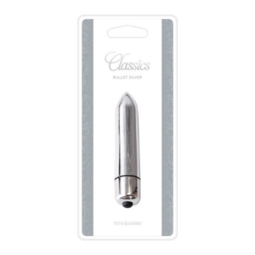 Vibratore stimolatore vaginale bullet classics Silver